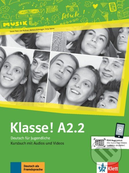 Klasse! A2.2 - Kursbuch mit Audios und Videos online - Klett - obrázek 1