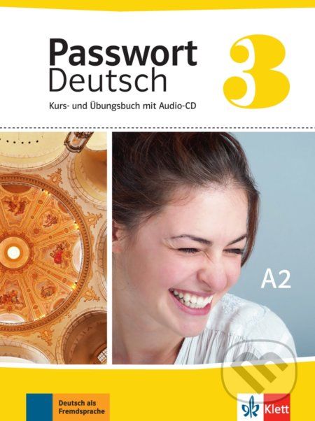Passwort Deutsch neu 3 (A2) – Kurs/Übungsbuch + CD - Klett - obrázek 1