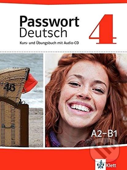 Passwort Deutsch neu 4 (A2-B1) – Kurs/Übungsbuch + CD - Klett - obrázek 1