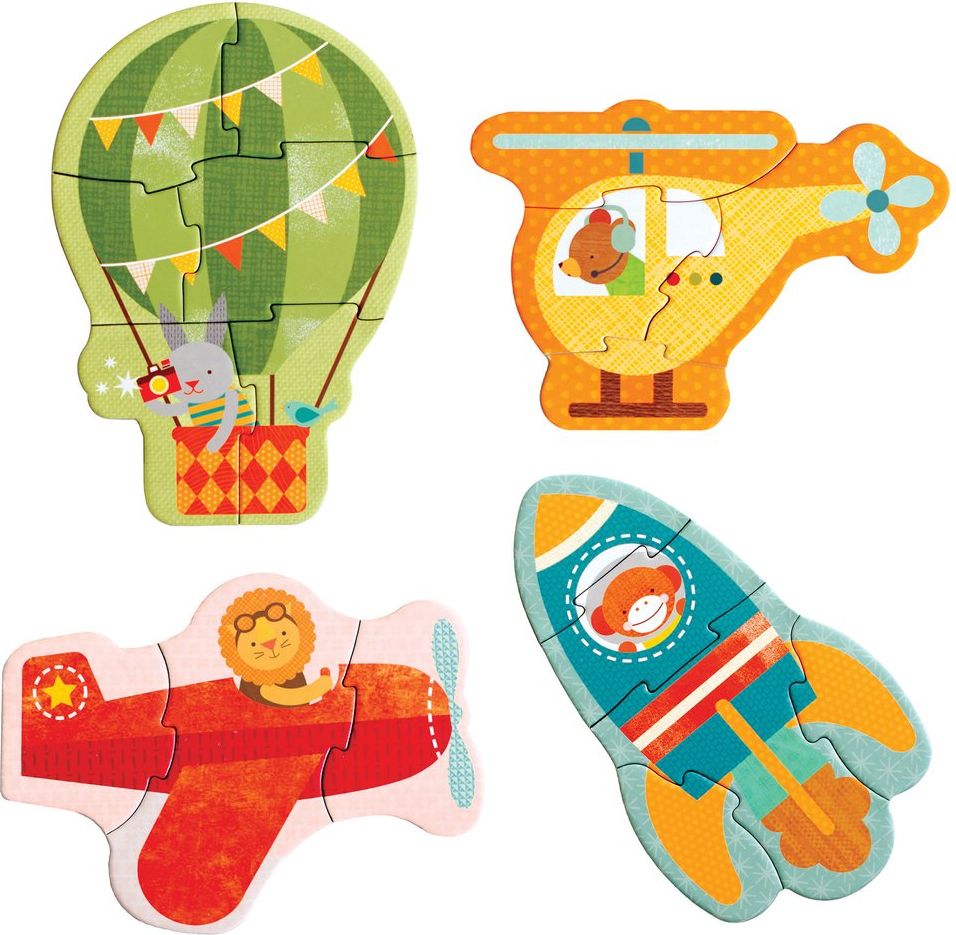 Petitcollage První puzzle letecké prostředky - obrázek 1