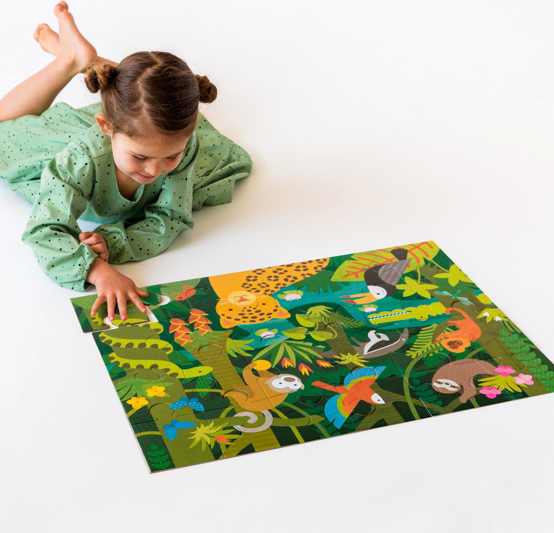 Petitcollage Podlahové puzzle deštný prales - obrázek 3