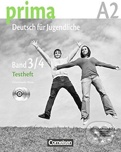 Prima A2 - Deutsch Fur Jugendliche: Testheft Band 3/4 + CD - Holt McDougal - obrázek 1
