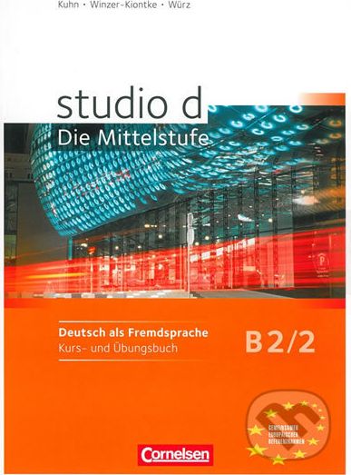 Studio d - B2/2 Die Mittelstufe: Kurs-und Übungsbuch + CD - Hermann Funk - obrázek 1