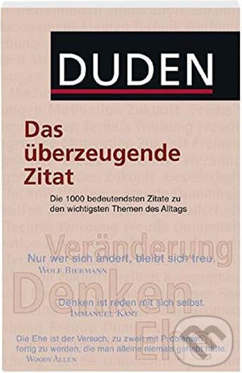 Duden - Das überzeugende Zitat - Bibliographisches Institut - obrázek 1