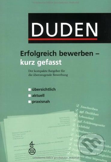 Duden - Erfolgreich Bewerben - Kurz Gefasst - Bibliographisches Institut - obrázek 1