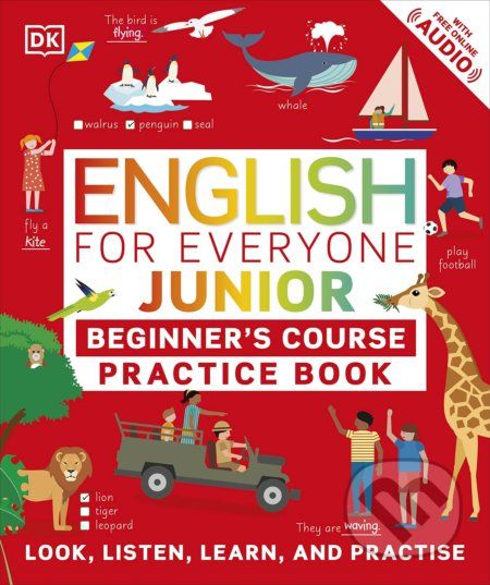 English for Everyone Junior Beginner's Practice Book : Look, Listen, Learn, and Practise - Dorling Kindersley - obrázek 1