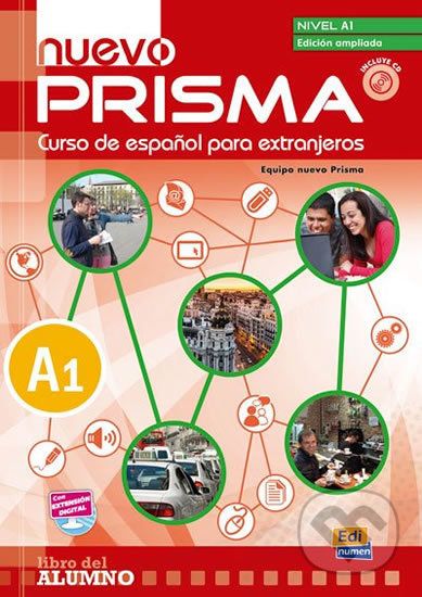 Prisma A1 Nuevo - Ed. ampliada (12 unidades) Libro del alumno + CD - Edinumen - obrázek 1