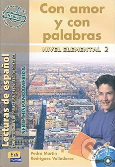 Serie Hispanoamerica Elemental II A2 - Con amor y con palabras - Libro + CD - Edinumen - obrázek 1