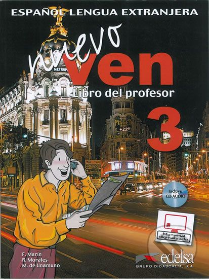 Ven nuevo 3: Příručka učitele + CD - Edelsa - obrázek 1