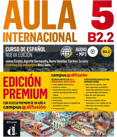 Aula Internacional Nueva edición 5 (B2.2) - Premium – Libro del alumno + CD Nueva edición - Klett - obrázek 1