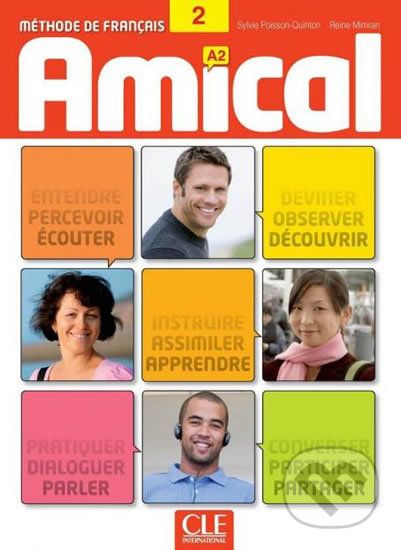 Amical A2: Livre de l´éleve + CD audio + Livret transcriptions et corrigés - Cle International - obrázek 1