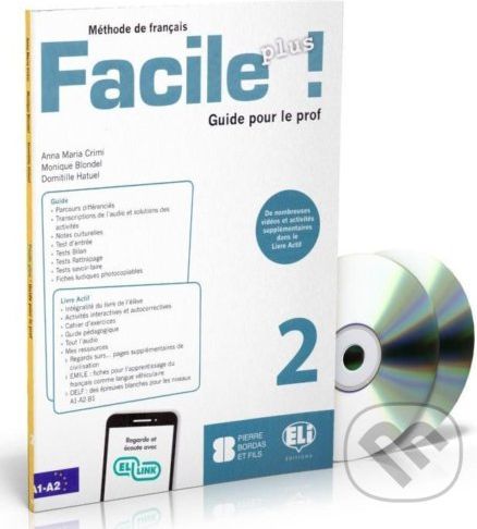 Facile plus 2 - Guide pedagogique + 2 AUDIO CDs - Maria Anna Crimi - obrázek 1