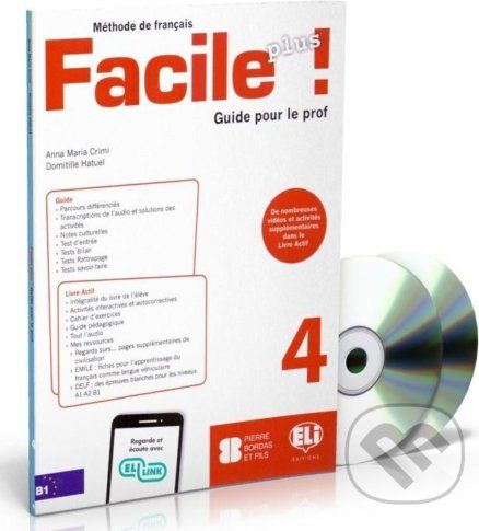 Facile plus 4 - Guide pedagogique + 2 AUDIO CDs - Maria Anna Crimi - obrázek 1