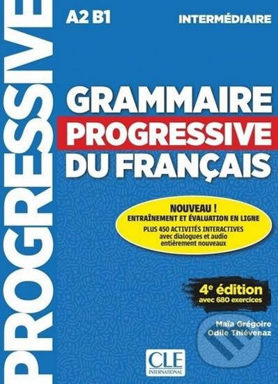 Grammaire progressive du francais: Intermédiaire Livre + CD, 4. édition - Cle International - obrázek 1