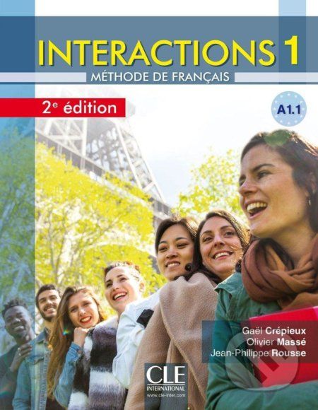 Interactions 1 - Niveau A1.1 - Livre de l´éleve + Audio téléchargeable en ligne - 2eme édition - Gaël Crépieux - obrázek 1