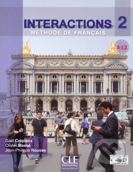 Interactions 2: /A1.2 Livre+DVDRom - Gaël Crépieux - obrázek 1