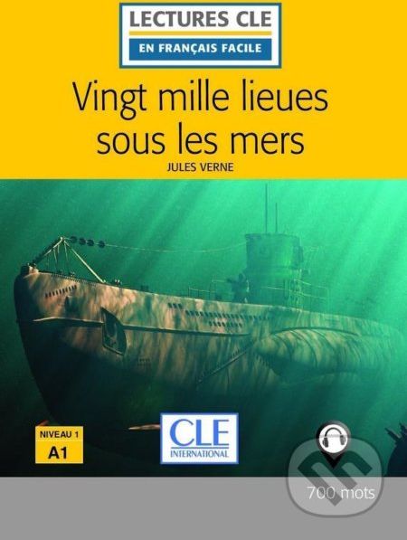 Vingt mille lieues sous les mers - Niveau 1/A1 - Lecture CLE en français facile - Livre + Audio téléchargeable - Jules Verne - obrázek 1