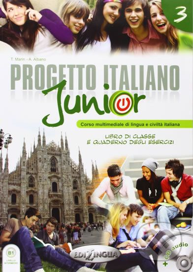 Progetto Italiano Junior 3: Libro di classe e Quaderno degli esercizi + CD Audio + DVD - Telis Marin - obrázek 1
