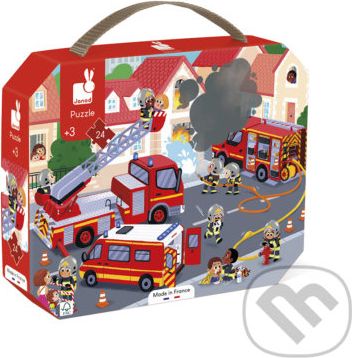 Požiarnici v kufríku - Janod - obrázek 1