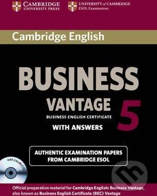 Cambridge English Business 5 Vantage Self-study Pack - Cambridge University Press - obrázek 1