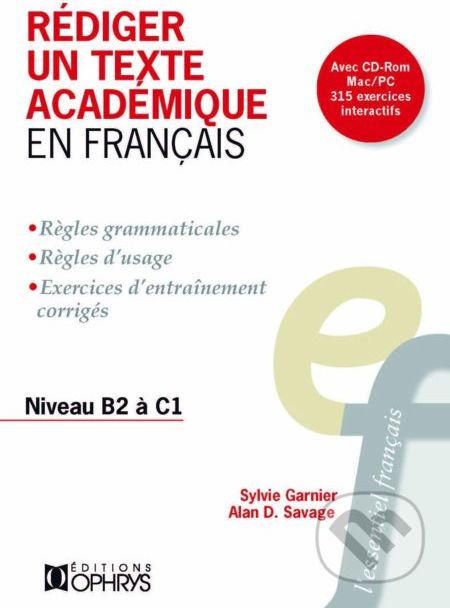 Rédiger un texte académique en français - Sylvie Garnier, Alan D. Savage - obrázek 1