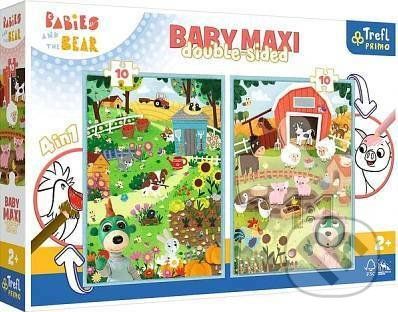 Puzzle Baby MAXI 2x10 - Deti a Medveď - Trefl - obrázek 1