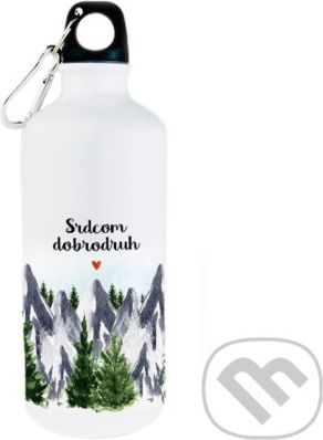 Turistická fľaša Srdcom Dobrodruh - Ľúbené - obrázek 1
