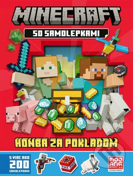 Minecraft: Honba za pokladom so samolepkami - Egmont SK - obrázek 1