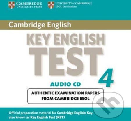 Cambridge Key English Test 4: Audio CD - Cambridge University Press - obrázek 1