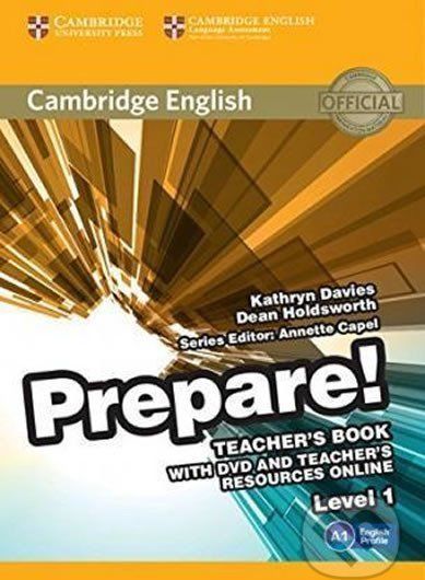 Prepare 1/A1: Teacher´s Book with DVD and Teacher´s Resources Online - Kathryn Davies - obrázek 1