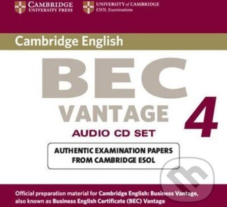 Cambridge BEC 4 Vantage Audio CDs (2) : Examination Papers from University of Cambridge ESOL Examinations - Cambridge University Press - obrázek 1
