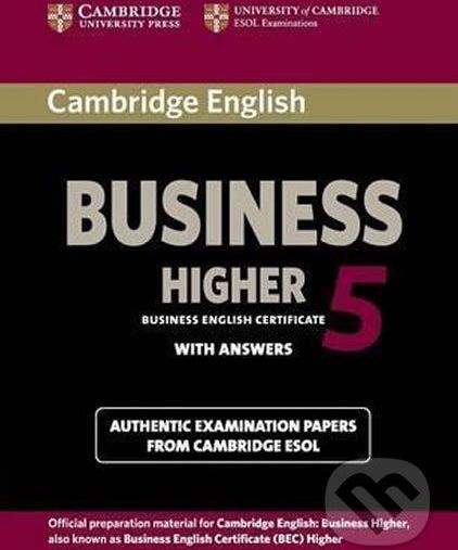 Cambridge BEC 5 Higher: Student´s Book with answers - Cambridge University Press - obrázek 1