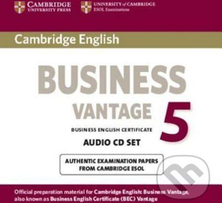 Cambridge BEC 5 Vantage: Audio CD - Cambridge University Press - obrázek 1