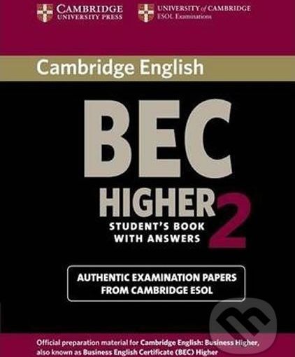 Cambridge BEC Higher 2 Student´s Book with Answers - Cambridge University Press - obrázek 1