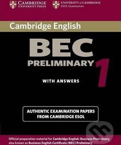 Cambridge BEC Preliminary 1 - Cambridge University Press - obrázek 1
