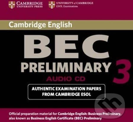 Cambridge BEC Preliminary 3 Audio CD - Cambridge University Press - obrázek 1