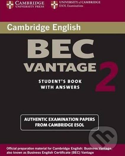 Cambridge BEC Vantage 2 Students Book with Answers - Cambridge University Press - obrázek 1