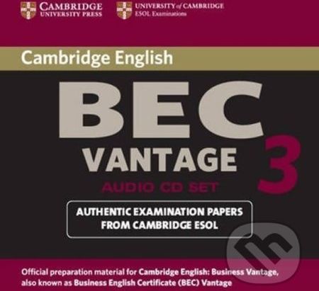 Cambridge BEC Vantage 3 Audio CD Set (2 CDs) - Cambridge University Press - obrázek 1