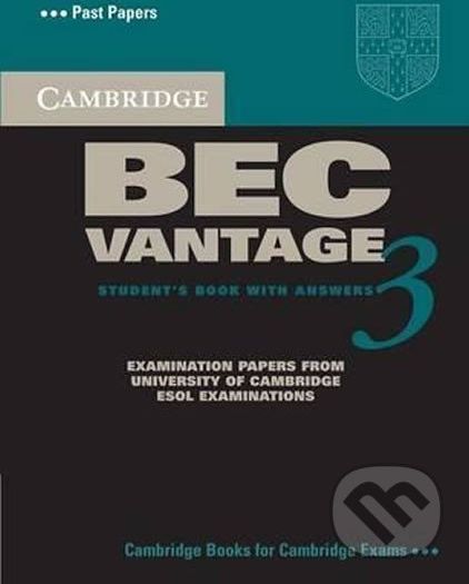 Cambridge BEC Vantage 3 Student´s Book with Answers - Cambridge University Press - obrázek 1