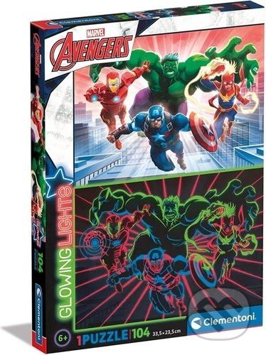 Svítící puzzle Marvel: Avengers - Clementoni - obrázek 1