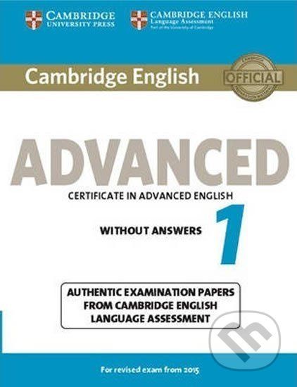 Cambridge English Advanced 1 for Revised Exam from 2015 Student´s Book without Answers - Cambridge University Press - obrázek 1