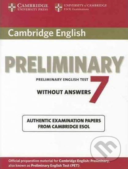 Cambridge English Preliminary PET 7: B1 Student´s Book - Cambridge University Press - obrázek 1