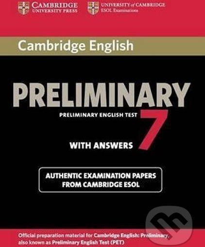 Cambridge English Preliminary PET 7: B1 Student´s Book with answers - Cambridge University Press - obrázek 1