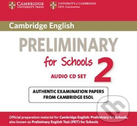 Cambridge PET for Schools 2: Audio CDs (2) - Cambridge University Press - obrázek 1