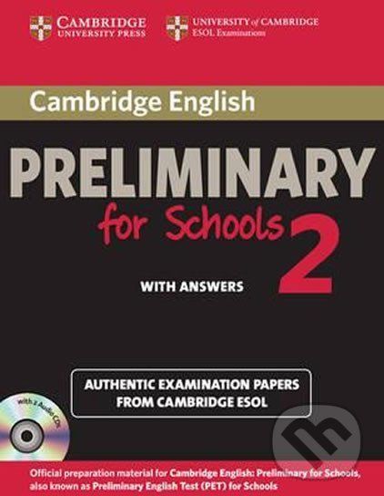 Cambridge PET for Schools 2: Self-study Pack (SB with ans. A-CDs) - Cambridge University Press - obrázek 1