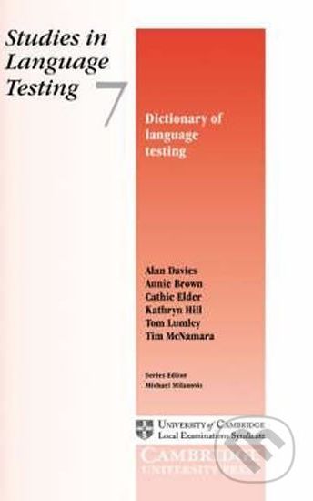 Dictionary of Language Testing: PB - Alan Davies - obrázek 1
