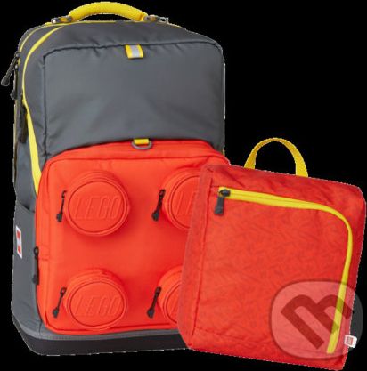 LEGO Titanium/Red Signature Maxi Plus - školský batoh, 2 dielny set - LEGO - obrázek 1
