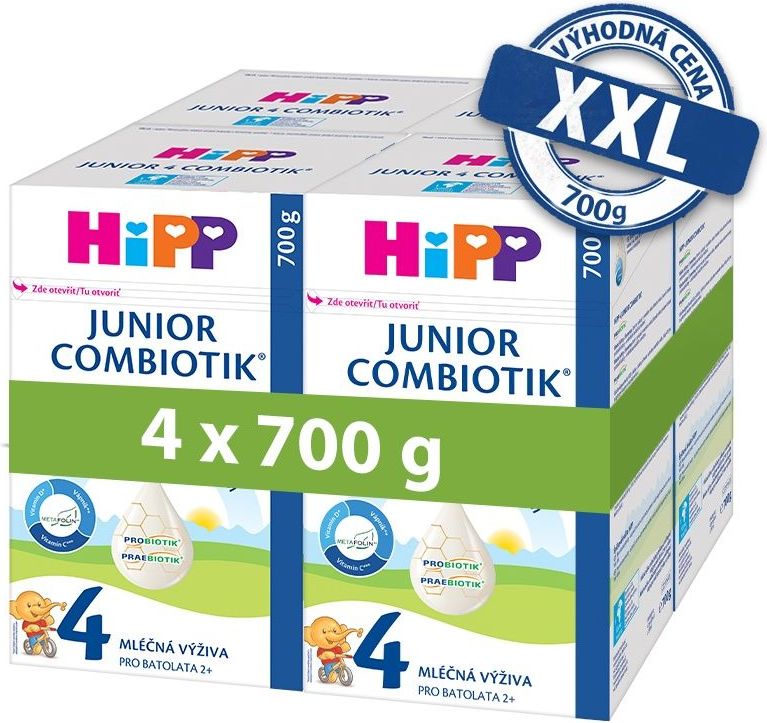 Hipp 4 Junior Combiotik 4x700 g - obrázek 3