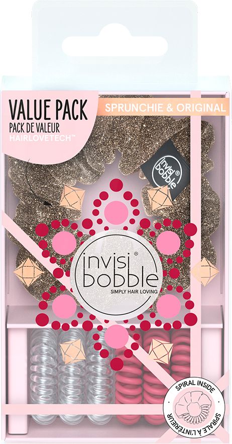 Invisibobble Gumička do vlasů British Royal Duo Queen for a Day (SP+6OR) 1 kus - obrázek 1