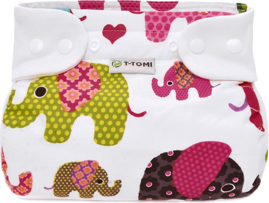 T-tomi Ortopedické abdukční kalhotky PAT pink elephants 3-6 kg - obrázek 1